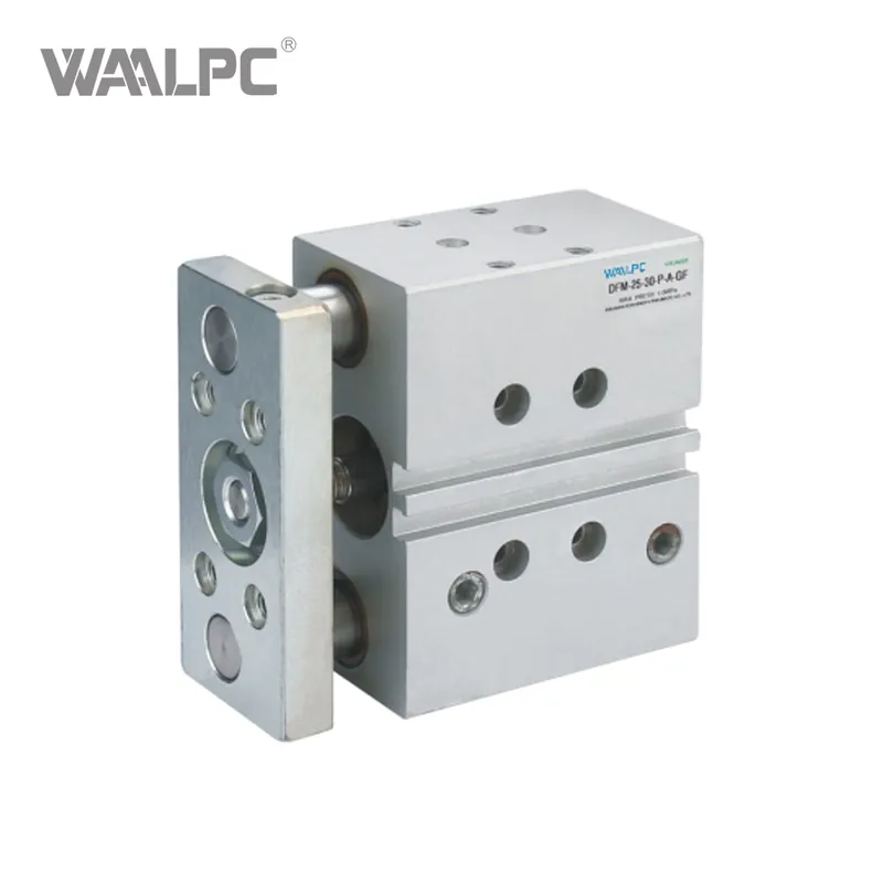 Guided Rod Precision Pneumatic Cylinder with Slide Guide Structure And Double Acting Operation DFM Series for Automation Equipment